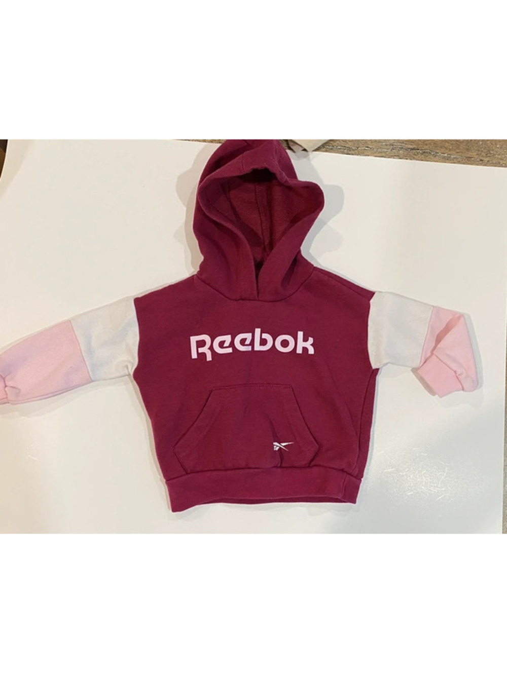 Baby Girls Reebok Hoodie Size 18 Months